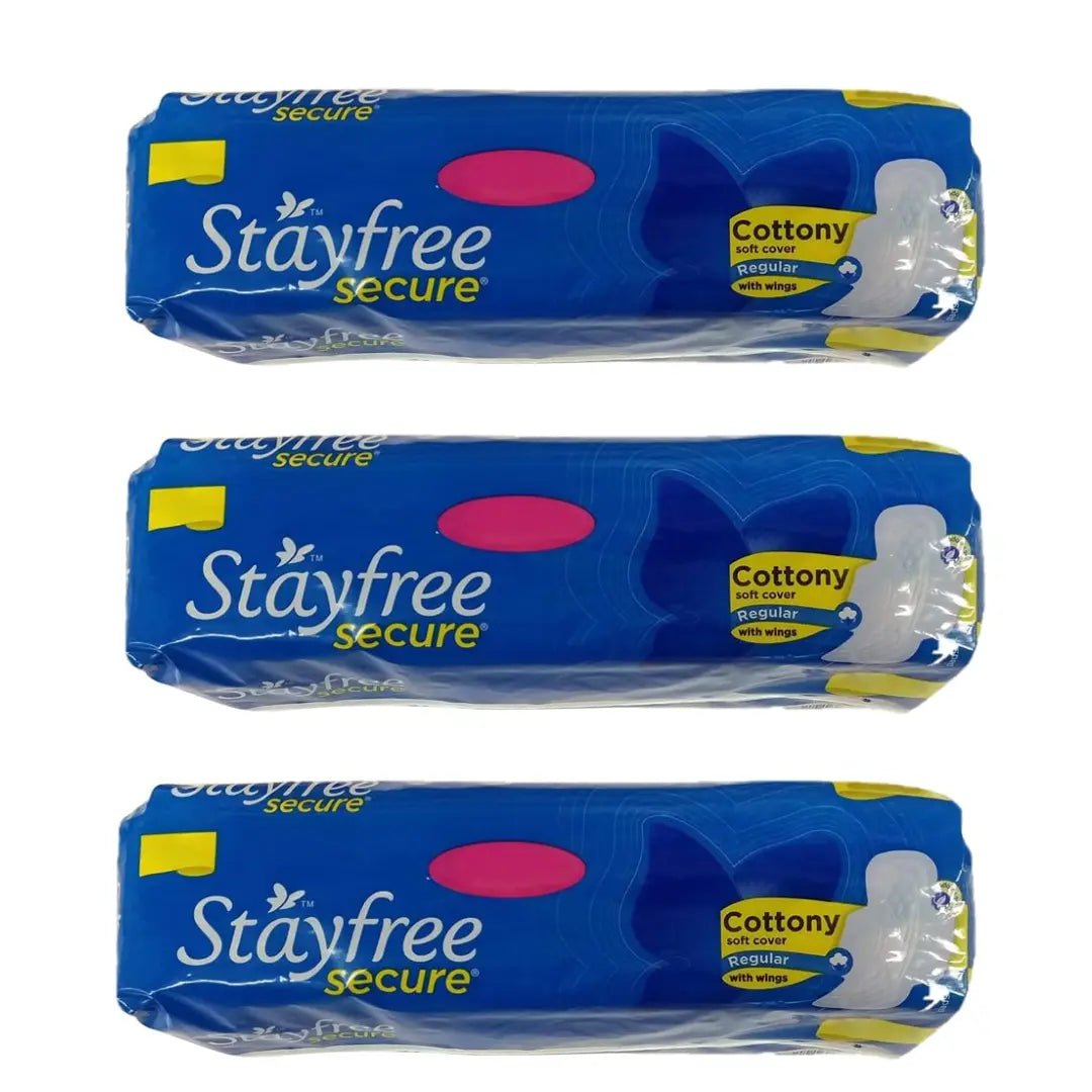 stfsecpd6*3 - Stay - Free Secure Cottony soft cover Regular 6 - Unit (pack of 3) UNIQUE - Looknstyle