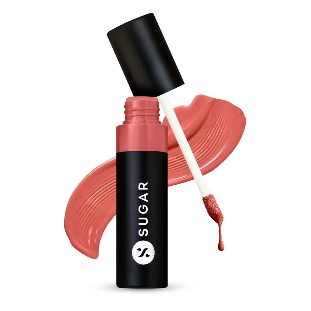 sgrlips - SUGAR Cosmetics Partner In Shine Transferproof Glossy Lipstick | Lasts upto 24hrs | Transferproof & Smudgeproof - 3ml - 02 Brick Bardo - Looknstyle