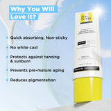 SunScoop 3% Niacinamide Fluid Sunscreen | Ultra-Light Texture | SPF 50+ PA++++| Fast Absorption, Prevents Tanning & Sunburn | Reduces pigmentation | All Skin Types | 45ml