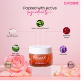 SUROSKIE Rosanna Rose Instant Glow Face Mask 50ml | With Rose & Aloe vera | For Cleans Pores & Dark Spot | Spa Glow at Home | Facial In a Jar |... - Deals999