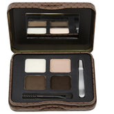 L.A. Girl Inspiring Brow Kit – Dark | Eyebrow Powder, Wax, Spoolie, Tweezer & Brush | Complete Eyebrow Shaping & Filling Kit | For Dark Hair & Indian Skin Tones