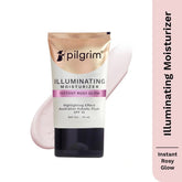 pgilluminating moisturizer - Pilgrim Illuminating Moisturizer Cream For Face | For Instant Rosy Glow & Spf 15 | Non - Greasy Highlighter With Pink Pearl Finish | Enriched With Australian Kakadu Plum | All Skin Types 30Ml - Looknstyle