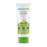 Mamaearth Tea Tree Face Scrub with Tea Tree and Neem for Skin Purification - 100g