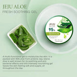The Face Shop Non - Sticky Transparent 3 in 1 Aloe Fresh Soothing gel for Skin, Body and Hair |Reduces Dark Spots and Acne,300ml - Deals999