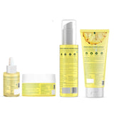 plixpinecsrt - PLIX - THE PLANT FIX| Pineapple De - Pigmentation Regime with Pineapple Exfoliation Fruity Toner, Pineapple Juicy Cleanser, Pineapple Depigmentation Dewy Serum, & Smoothie Moisturizer ( pack - 4) - Looknstyle