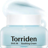 TORRIDENDIVEINSOOTHINGCREAM - TORRIDEN DIVE - IN Low - Molecular Hyaluronic acid Soothing Cream 3.38 fl oz | Facial Moisturizer Gel for Sensitive, Dry Skin | Fragrance - free, Alcohol - free, No Colorants | Vegan, Clean, Cruelty - Free - Looknstyle