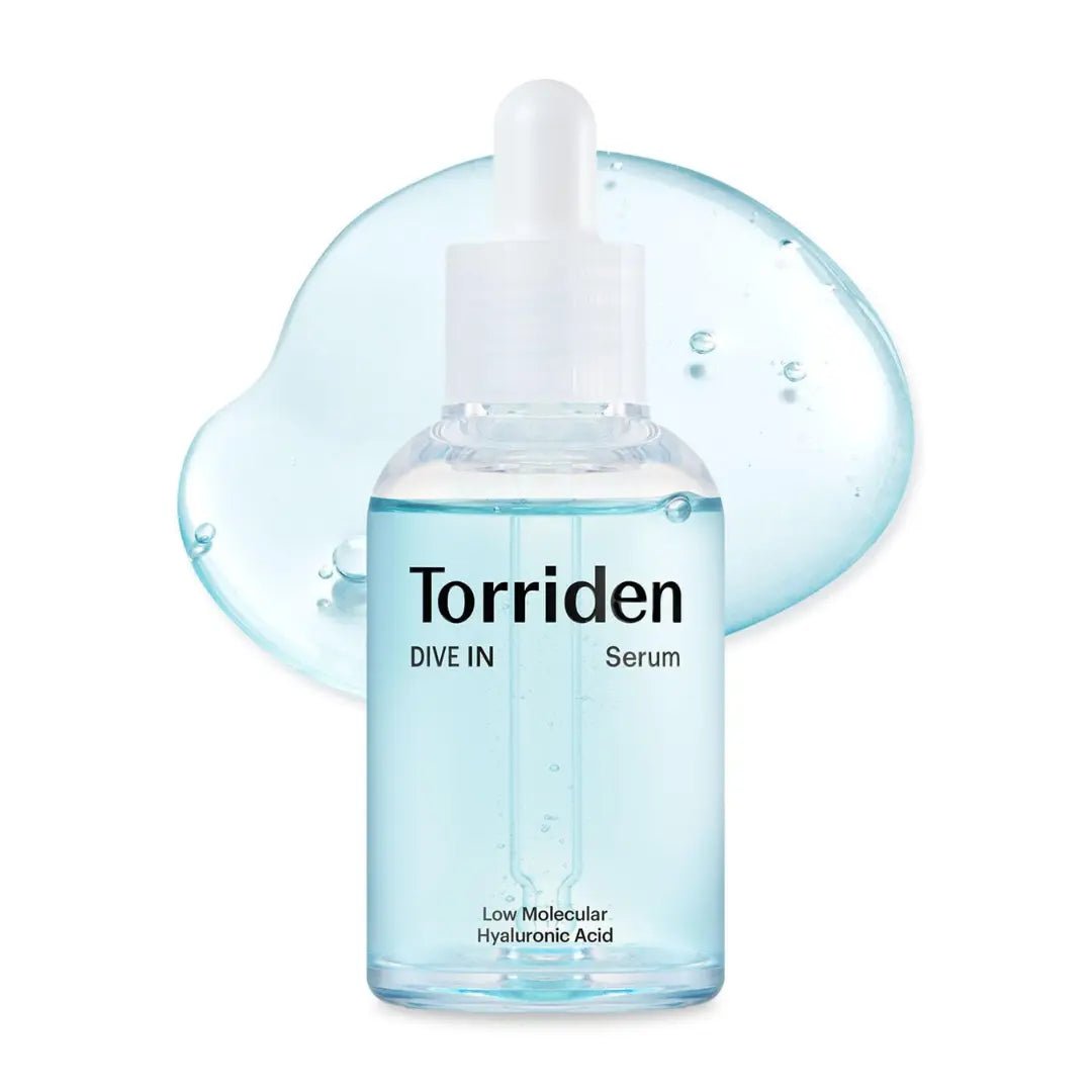TORRIDENDIVEINSERUM - Torriden Dive In Serum (50ml) | Korean Face Serum with Hyaluronic Acid & Ceramide for Deep Hydration, Plumping & Glass Skin Glow | Lightweight, Fast - Absorbing Serum for Dry & Sensitive Skin - Looknstyle