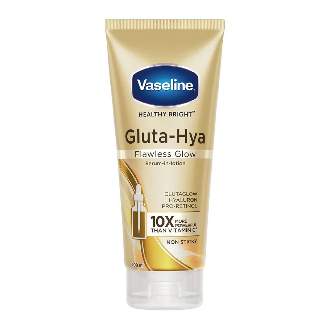 vase6 - Vaseline Gluta - Hya Flawless Glow Lotion | For Face & Body |Bright & Eventone Skin | Glutathione & Pro - Retinol Infused Moisturizer 200ml - Looknstyle