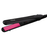vega1 - Vega Adore Hair Straightener for Women with Ceramic Coated Plates & Quick Heat - Up, Power ON/OFF Button,, Easy Lock Button, 1 Year Warranty, (VHSH - 18), (Made in India), Black - Looknstyle