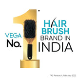 Vega Flat Hair Brush (India's No. 1* Hair Brush Brand) For Men & Women (R9 - FB) - Deals999
