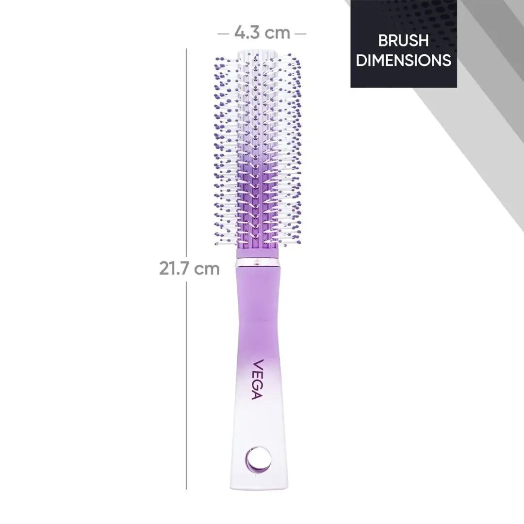VEGABRUSHE37-RB - Vega Round Hair Brush - E37 - RB - Looknstyle