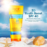 vlspf40 - VLCC 3D Youth Boost SPF 40 +++ Sun Screen Gel Cream - 50g - Looknstyle