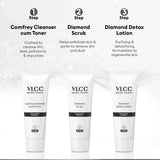 vl76 - VLCC Diamond Facial Kit - 60g | Skin Purifying with Parlour Glow | - Looknstyle