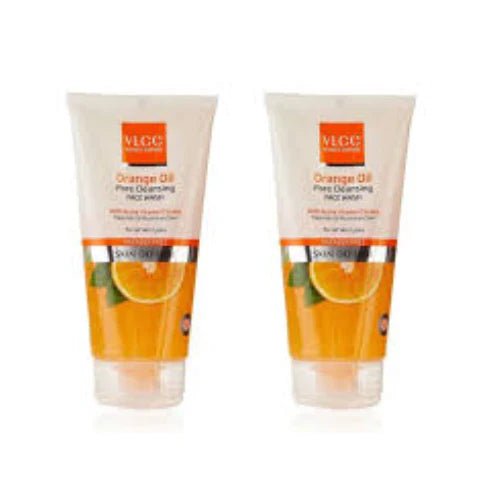vl147 - VLCC Orange Oil Pore Cleansing Face Wash Combo (150g*2) (Pack of 2) - Looknstyle