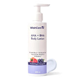 WISHCAREAHABHALOTION200ML - WishCare AHA BHA Body Lotion For Dry Skin | Provides Deep Hydration, Detans & Smooths Rough Skin| Body Lotion For Men & Women | 200ml - Looknstyle