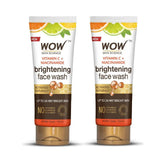 WOW Skin Science Brightening Vitamin C & Niacinamide Face Wash - 100ml ( Pack of 2) - Deals999