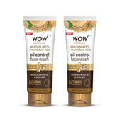 WOW Skin Science Purifying Multani Mitti Face Wash for All Skin Types - 100ml (Pack of 2) - Deals999