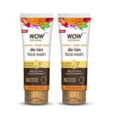 WOW Skin Science Ubtan Cleansing Face Wash | Turmeric & Saffron | All Skin Types - 100ml (Pack of 2) - Deals999