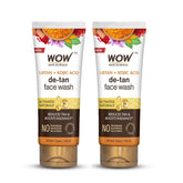 WOW Skin Science Ubtan Cleansing Face Wash | Turmeric & Saffron | All Skin Types - 100ml (Pack of 2)