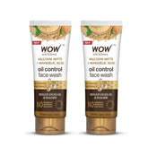 WOW Skin Science Purifying Multani Mitti Face Wash for All Skin Types - 100ml (Pack of 2)