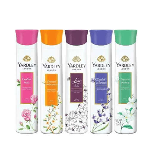 yard23 - Yardley London Deo Perfume Body Spray - For Women (150 ml, Pack of 5) - Looknstyle