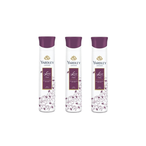 yd36 - Yardley London Lace Satin Deodorant For Women 150 - ML (Pack of 3) - Looknstyle