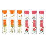 Yardley London 3-Sandal wood and 3-Red Rose Deodorant Spray - For Women