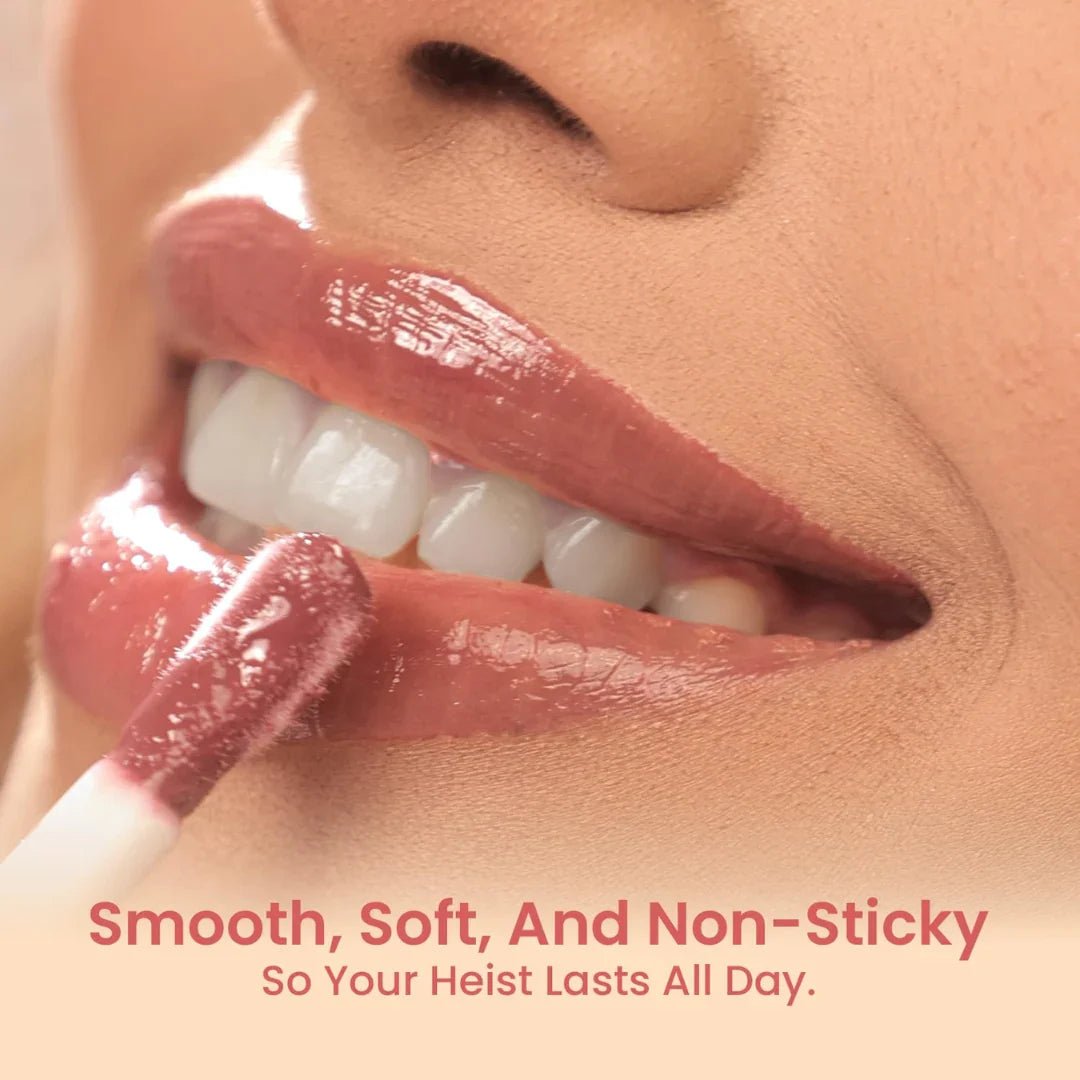 03 berry-1 - Swiss Beauty Moist Heist Tinted Lip Gloss | Colour + Shine | Moisturises | With Vitamin E | Non - Sticky | Long - Lasting | Shade - 3. Berry Mission, 4.8g - Looknstyle
