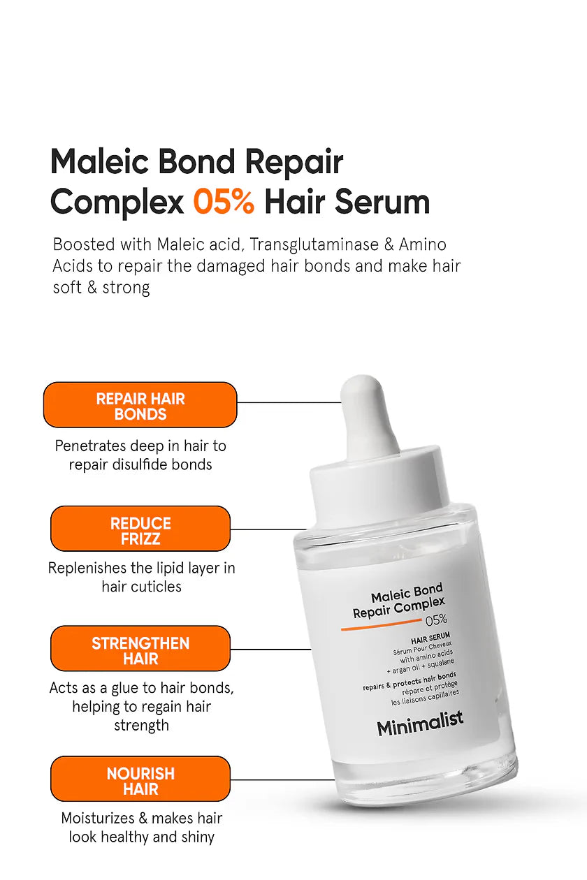 Minimalist Maleic Bond Repair Complex 5% Hair Serum 50ml
