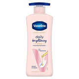 Vaseline Healthy Bright, Daily Brightening Daily Moisturizer, 400 ml, for Glowing Skin, with Vitamin B3, Visibly Radiant Skin in 2 Weeks, Lightweight, Non-sticky, Non-Oily Body Lotion, for Dry Skin
