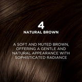 L'Oréal Paris Permanent Hair Colour, Radiant At-Home Hair Colour with up to 100% Grey Coverage, Pro-Keratin, Up to 8 Weeks of Colour, Excellence Crème, 4 Natural Brown, 72ml+100g