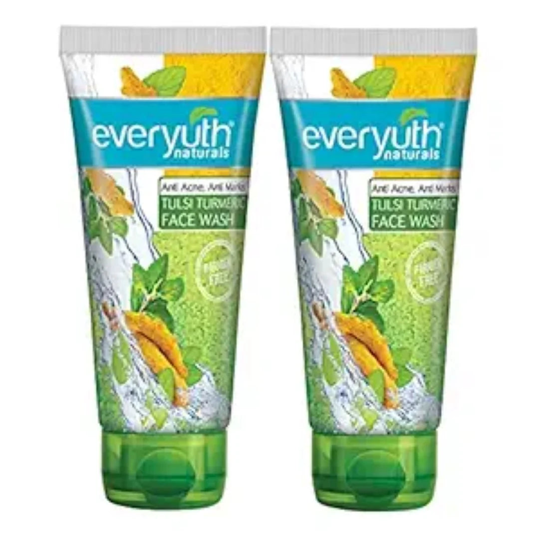 Everyuth Anti-Acne Anti Marks Tulsi Turmeric Face Wash Pack of 2
