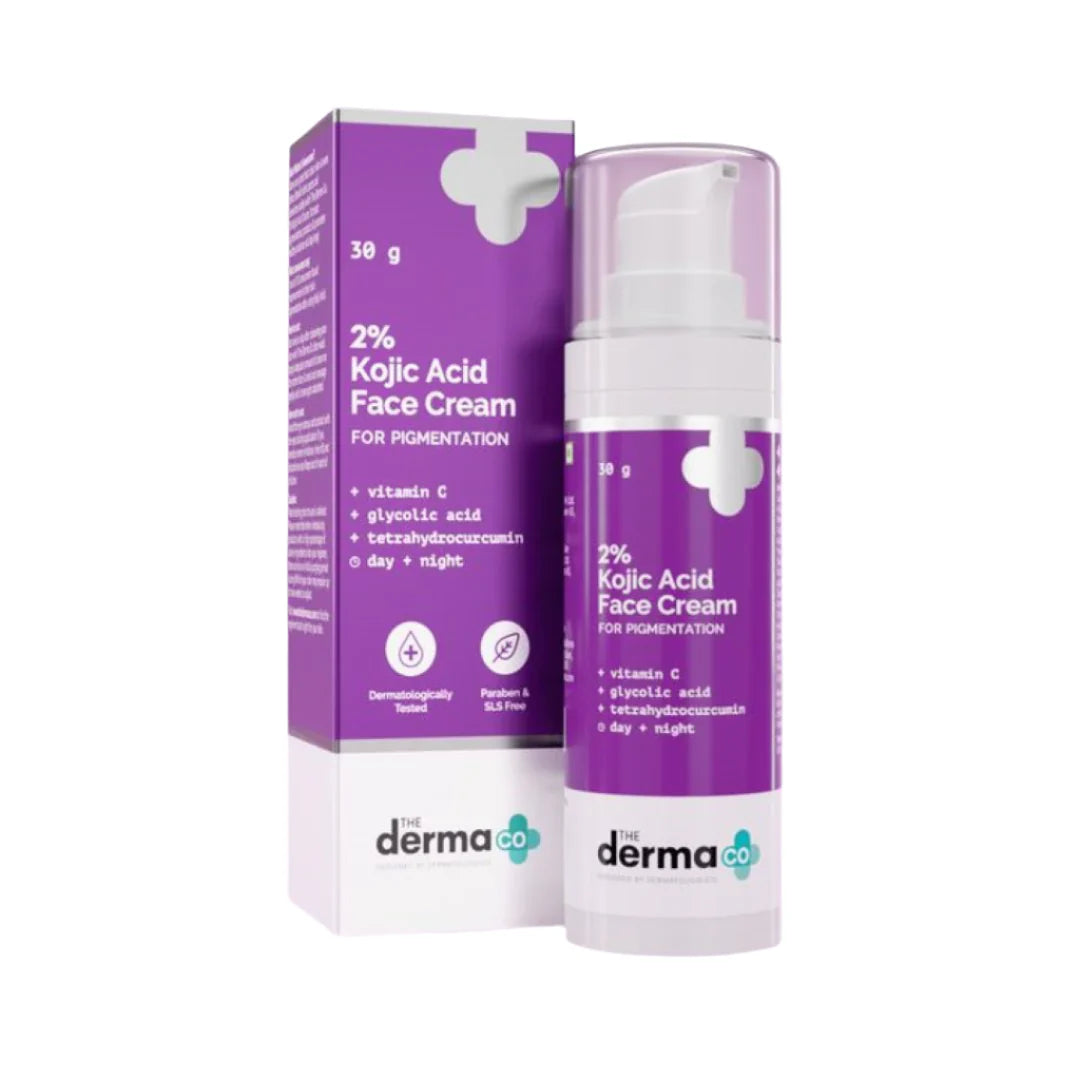 2% Kojic Acid Cream - 30g Treats Pigmentation | Evens Skin Tone