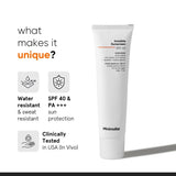 Minimalist Invisible Sunscreen For Oily Skin|Spf 40 Pa+++|Clinically Tested In USA (In-Vivo)|Water Resistant|Ultra Light Gel|Matte Finish|No White Cast|Sweat Resistant|For Women&Men|50 Gm