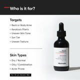 Minimalist 11% Glycolic acid & Tranexamic acid, AHA BHA Body Exfoliator | Gently Exfoliates Body | Brightens & Smoothens Skin | Reduces Back Acne & Keratosis Pillaris | For Men & Women | 60 ml