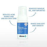 The derma Co 3% Niacinamide Foaming Face Wash - 100ml For Fades Acne Marks