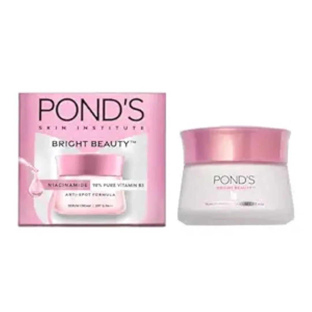 POND'S Bright Beauty Day Cream 50g, Non-Oily, Mattifying Daily Face Moisturizer, SPF 15