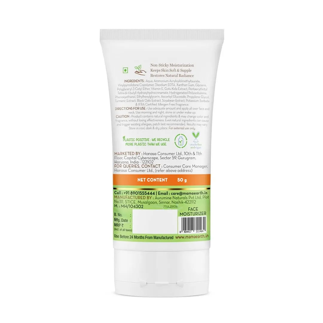 Mamaearth Vitamin C Oil-Free Moisturizer For Face with Vitamin C and Gotu Kola for Skin Illumination -50g