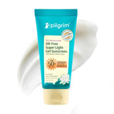 plolgsnscn - Pilgrim 5% Niacinamide Oil - Free Super Light Gel Sunscreen For Oily Skin SPF 50 PA++++ (40ml) - Looknstyle