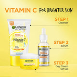 Garnier Skin Naturals Bright Complete Vitamin C Face Wash - Vitamin C Face Wash For Brighter and Glowing Skin - Daily Cleanser Suitable For all Skin Types, 150g