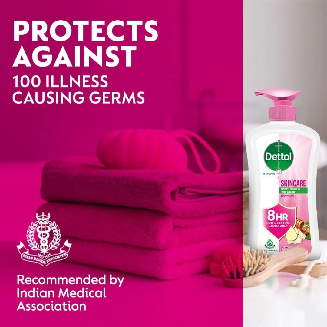Dettol Body Wash and Shower Gel for Women and Men, Skincare - 500ml each