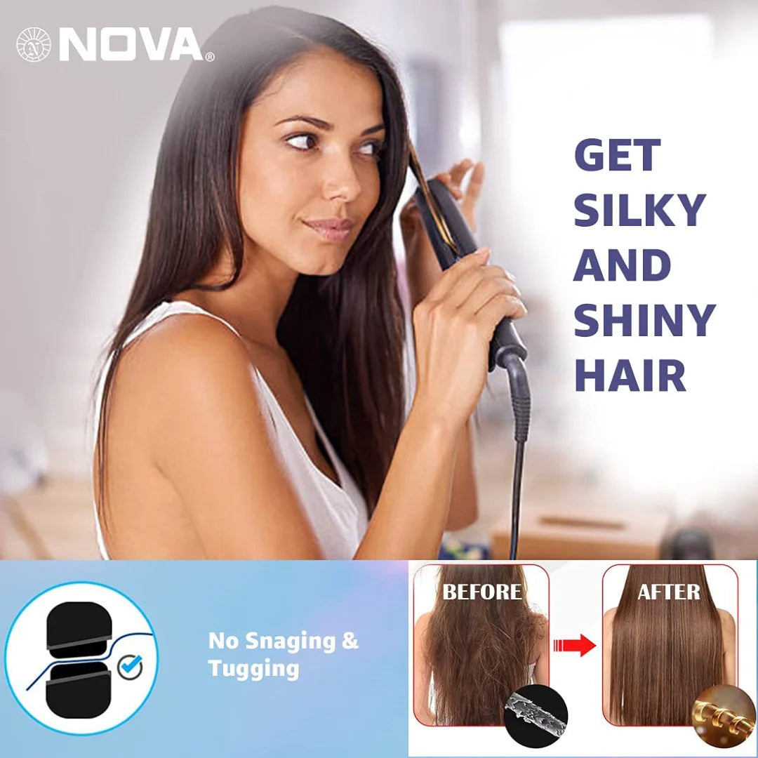 Nova NHS 860 Hair Straightener (Black)