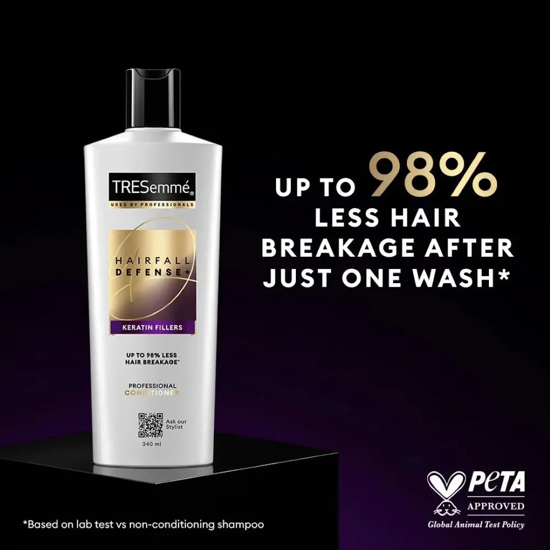 Tresemme Hair Fall Defence Conditioner with Keratin Protein Deep Conditions Damaged Hair (190ml)