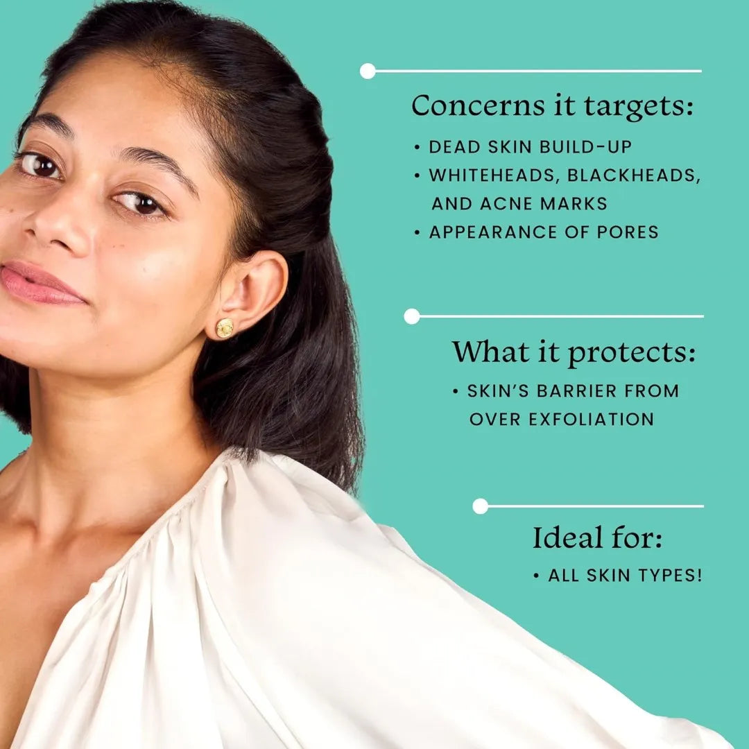 Foxtale Overnight Glow Mask | 4% Glycolic Acid | 3% Lactic Acid |Reduces Blackheads, Whiteheads | 30 Second Salon like Brightening Facial for Glowing Skin | Men & Women - 30ml