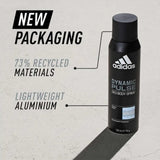as3 - Adidas Dynamic Pulse Deo Body Spray for Men - 150ml - Looknstyle