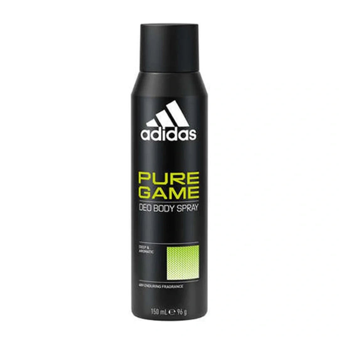 as2 - Adidas Pure Game Unscented Deo Body Spray For Men - 150Ml, 1 Count - Looknstyle