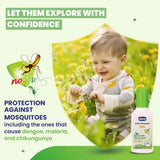 Chicco Anti-Mosquito Baby Fabric Roll-On With The Natural Protection Of 12+ Hours(8Ml) - Stick (Pack of 2)