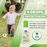 Chicco Anti-Mosquito Baby Fabric Roll-On With The Natural Protection Of 12+ Hours(8Ml) - Stick (Pack of 2)