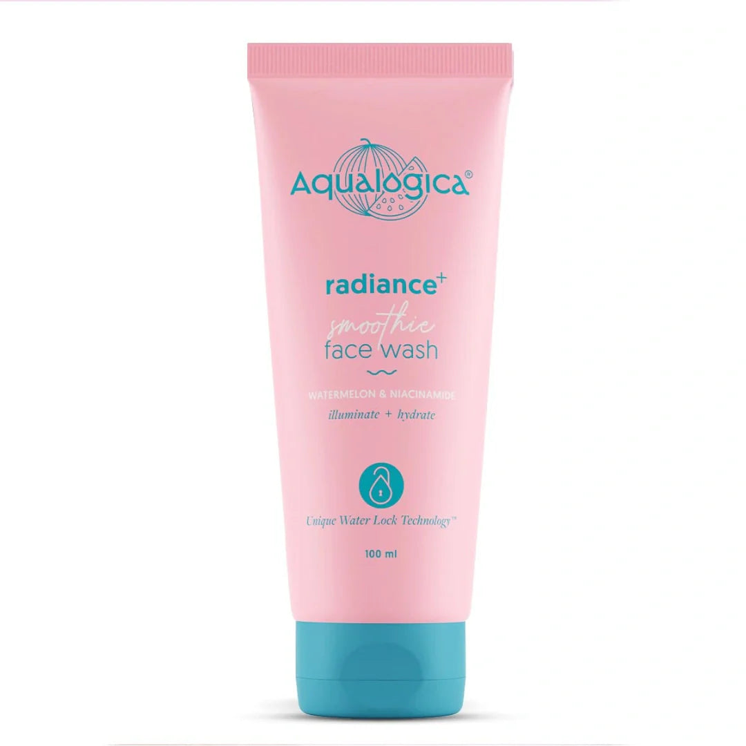 Aqualogica Radiance+ Smoothie Face Wash with Watermelon & Niacinamide for Men & Women (100ml)