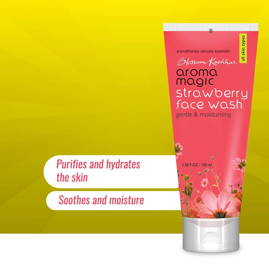 Aroma Magic Moisturizing Strawberry Face Wash 100
